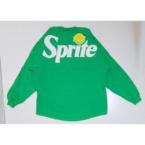 Coca Cola Brand Sprite Spirit Jersey Green Big Logo Adult Size‎ Large